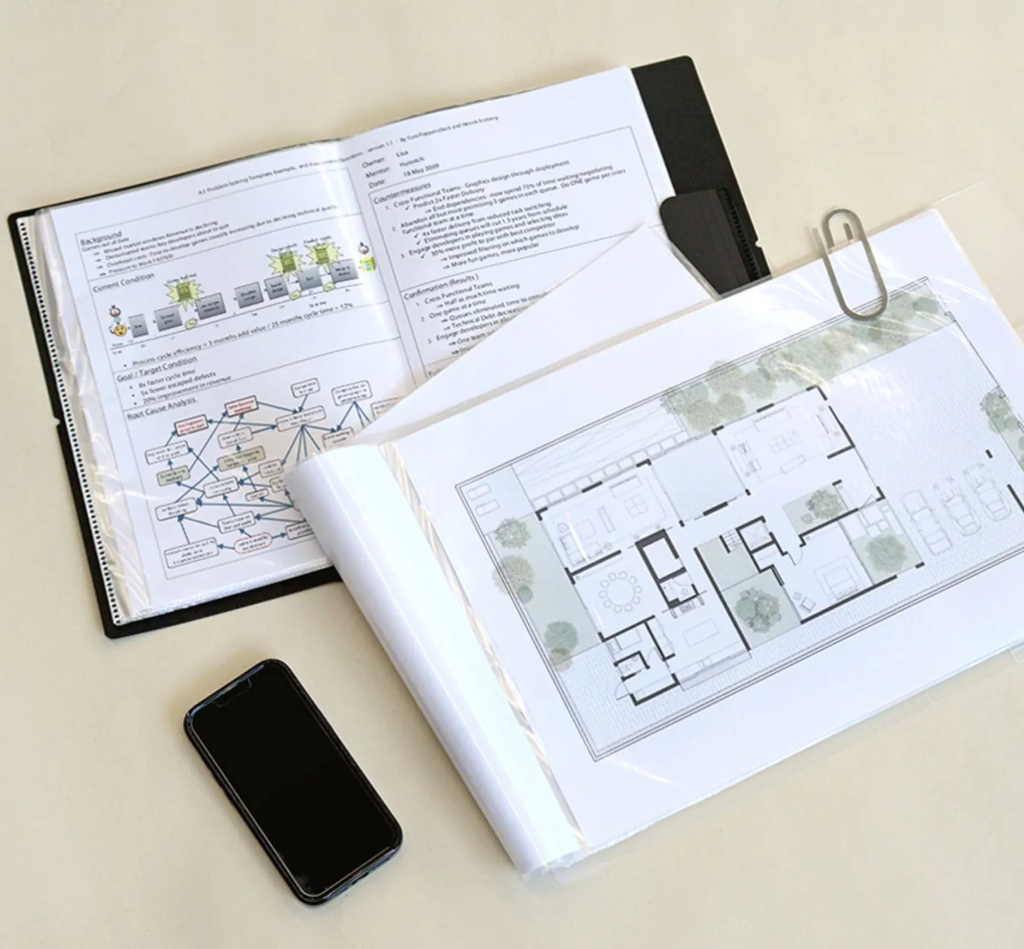 Storage A3 Document File Holder