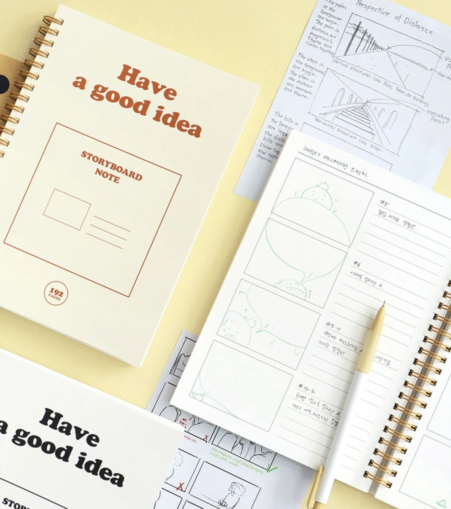 Storyboard Idea Spiral Notebook