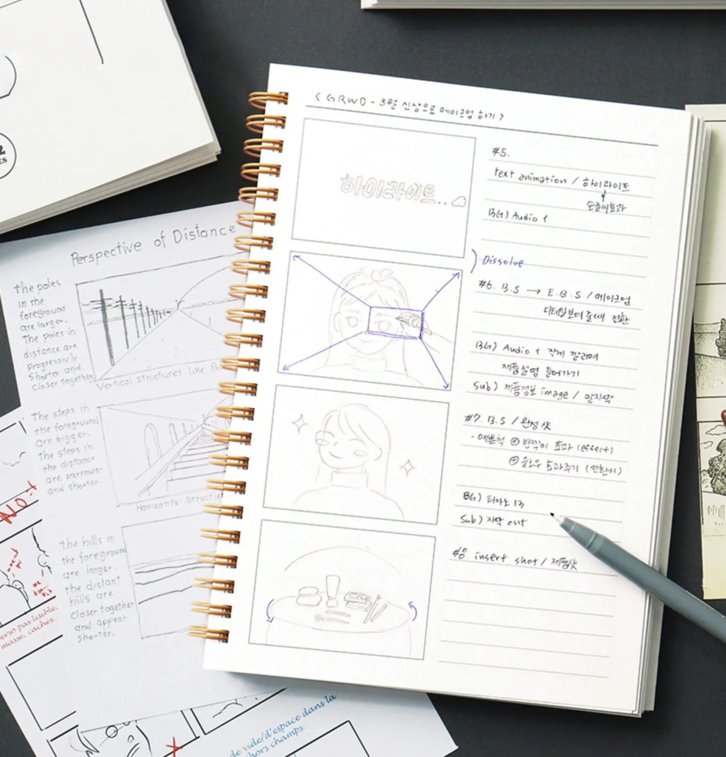 Storyboard Idea Spiral Notebook