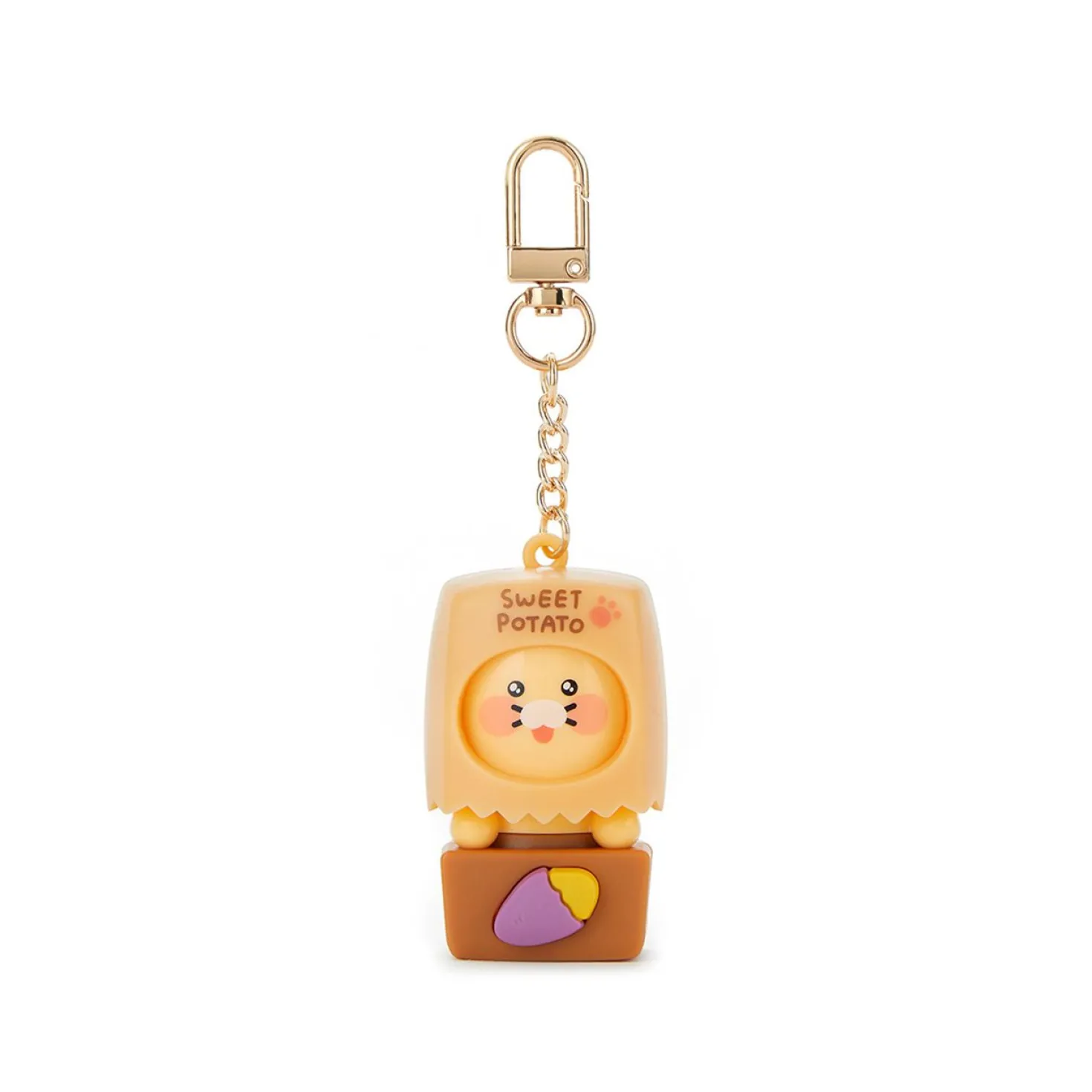 Sweet Potato Choonsik Switchable Emoji Key Ring