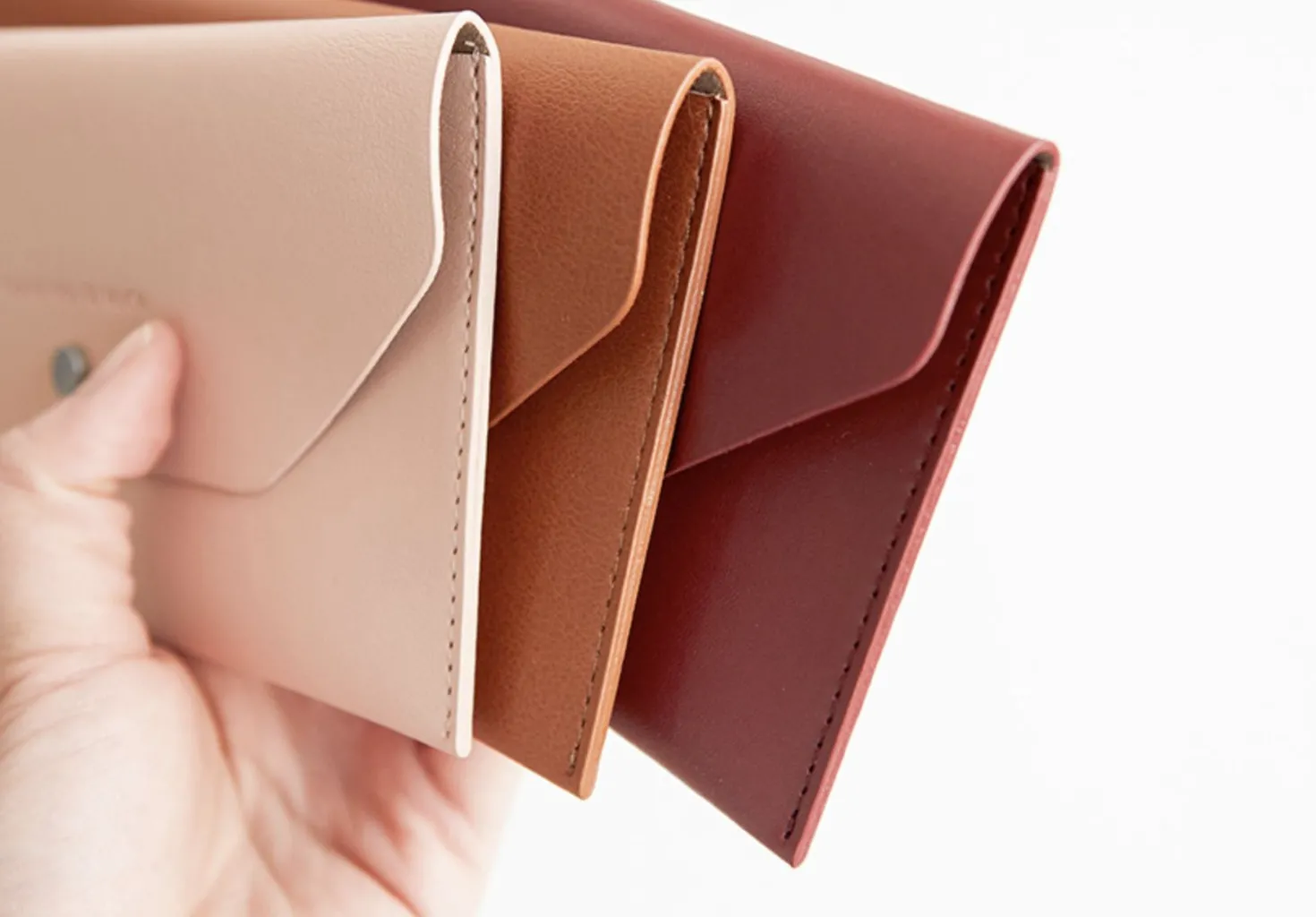 Thank You Vegan Leather Slim Pouch