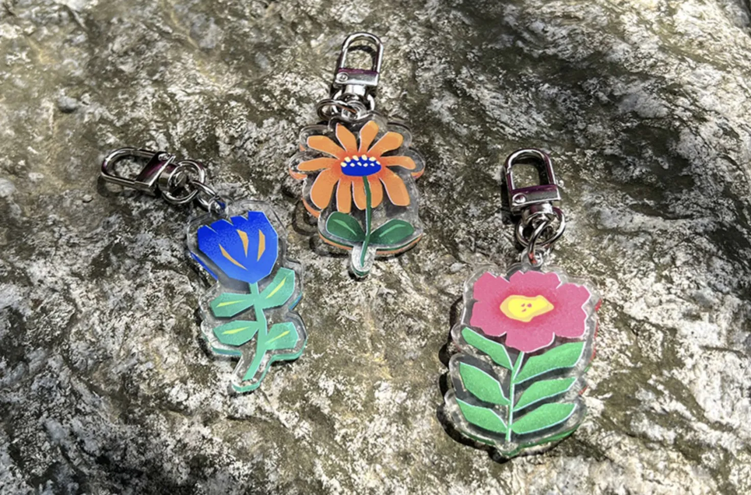 Themed Acrylic Key Ring v3