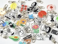 Themed Acrylic Key Ring v1