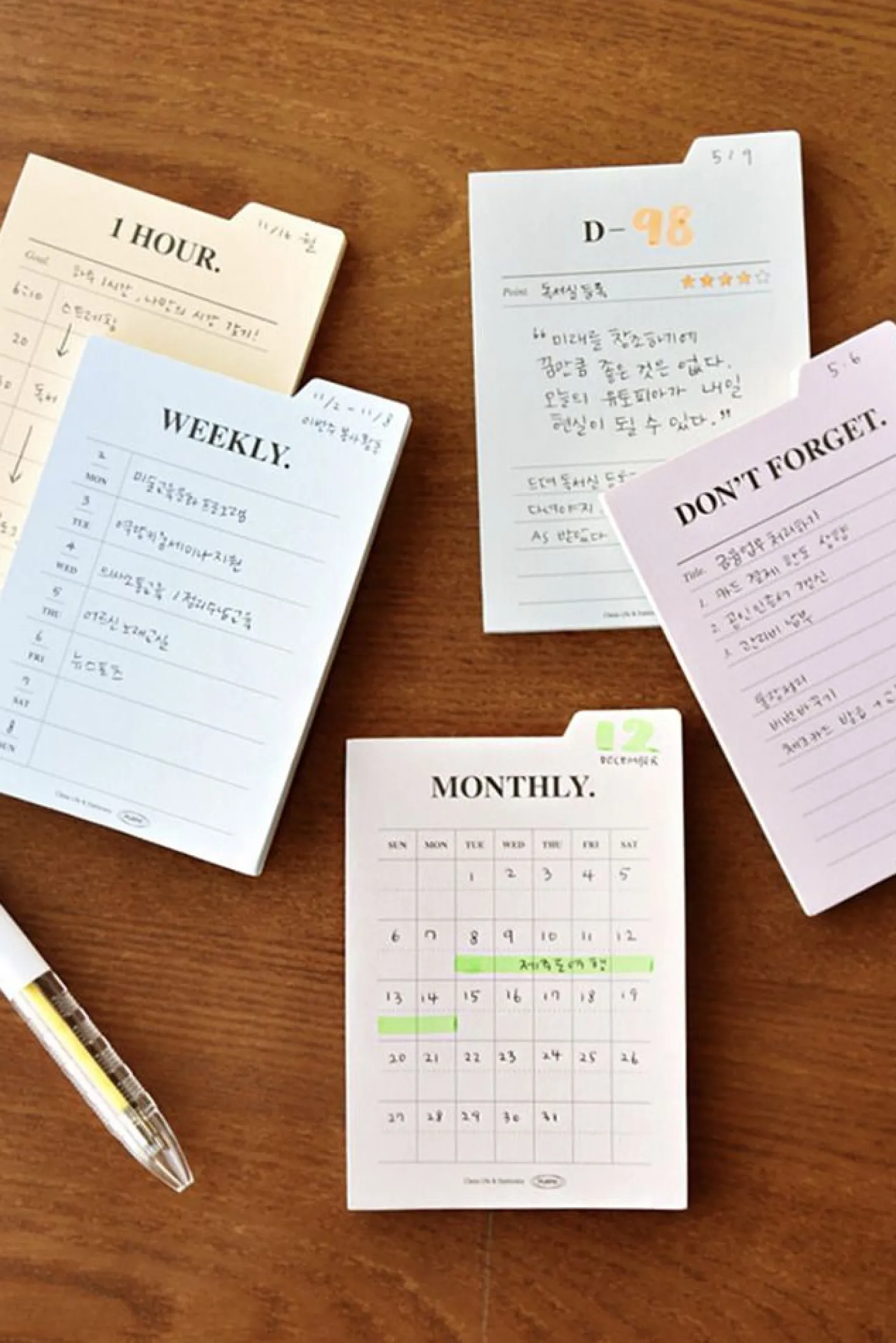 Themed Index Sticky Note
