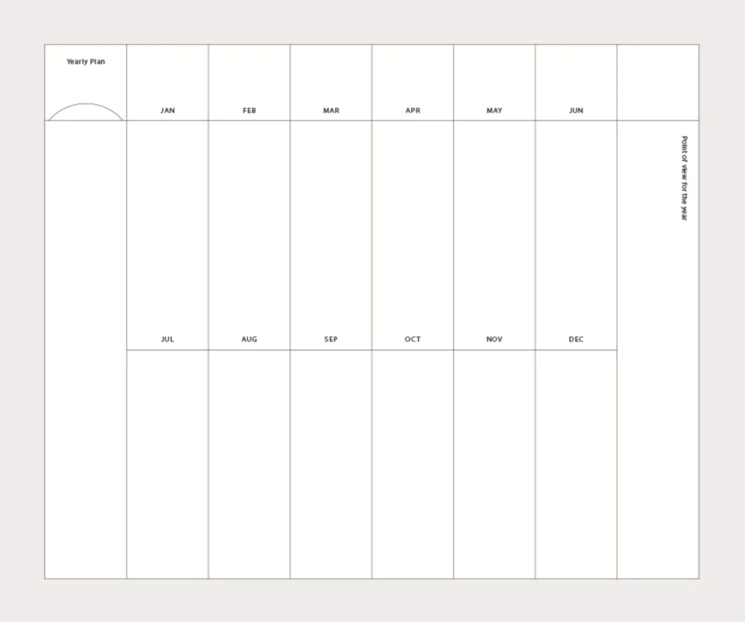 The Scenery Weekly Planner