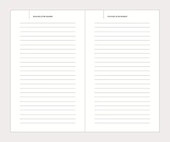 The Scenery Weekly Planner