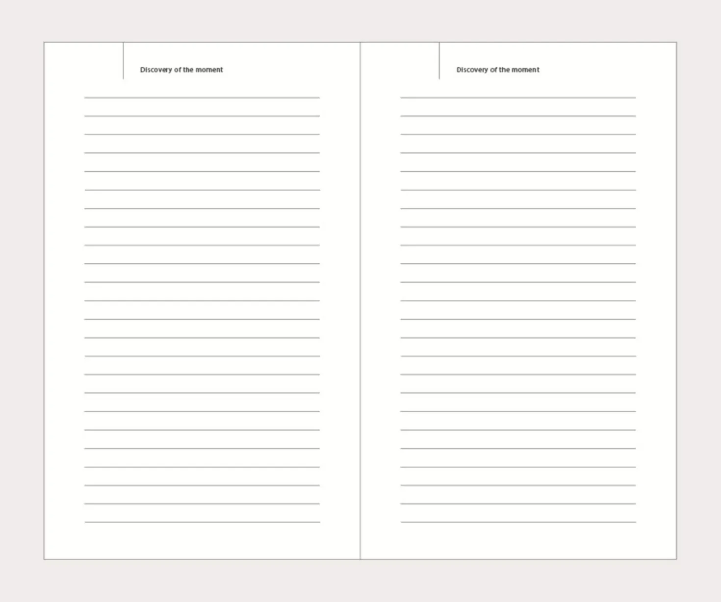 The Scenery Weekly Planner