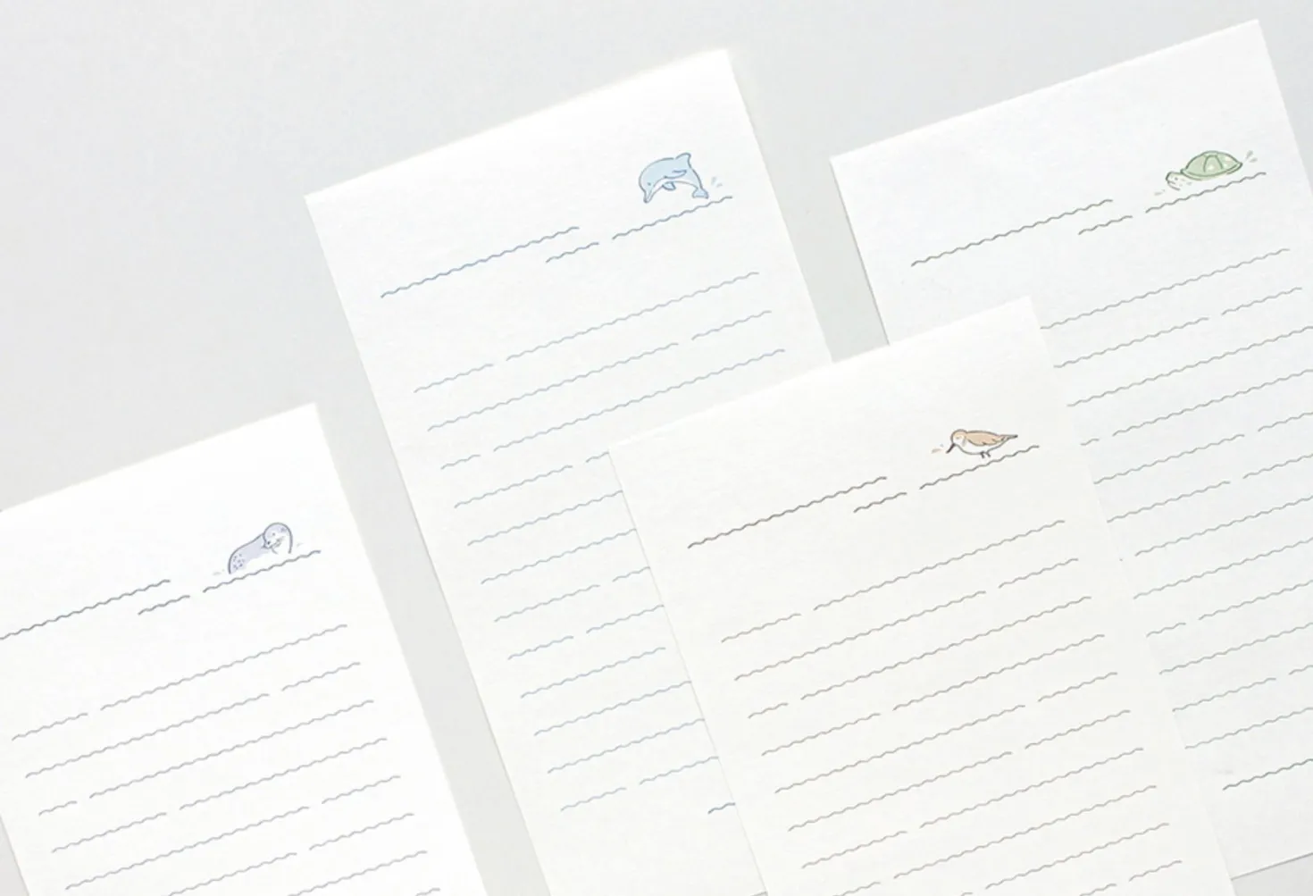 The Wave Animal Letter Set