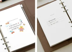 Time Tracking 6 Ring A6 Planner Refill