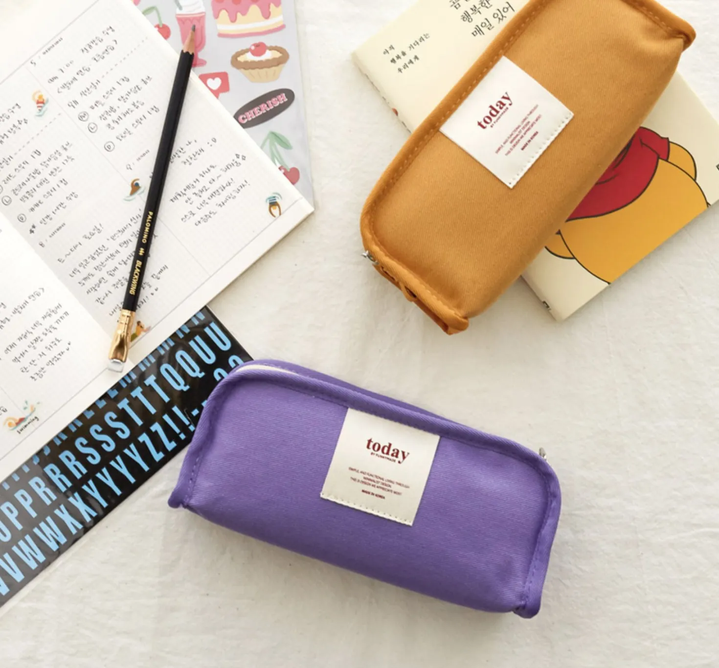 Today Canvas Pen Pouch