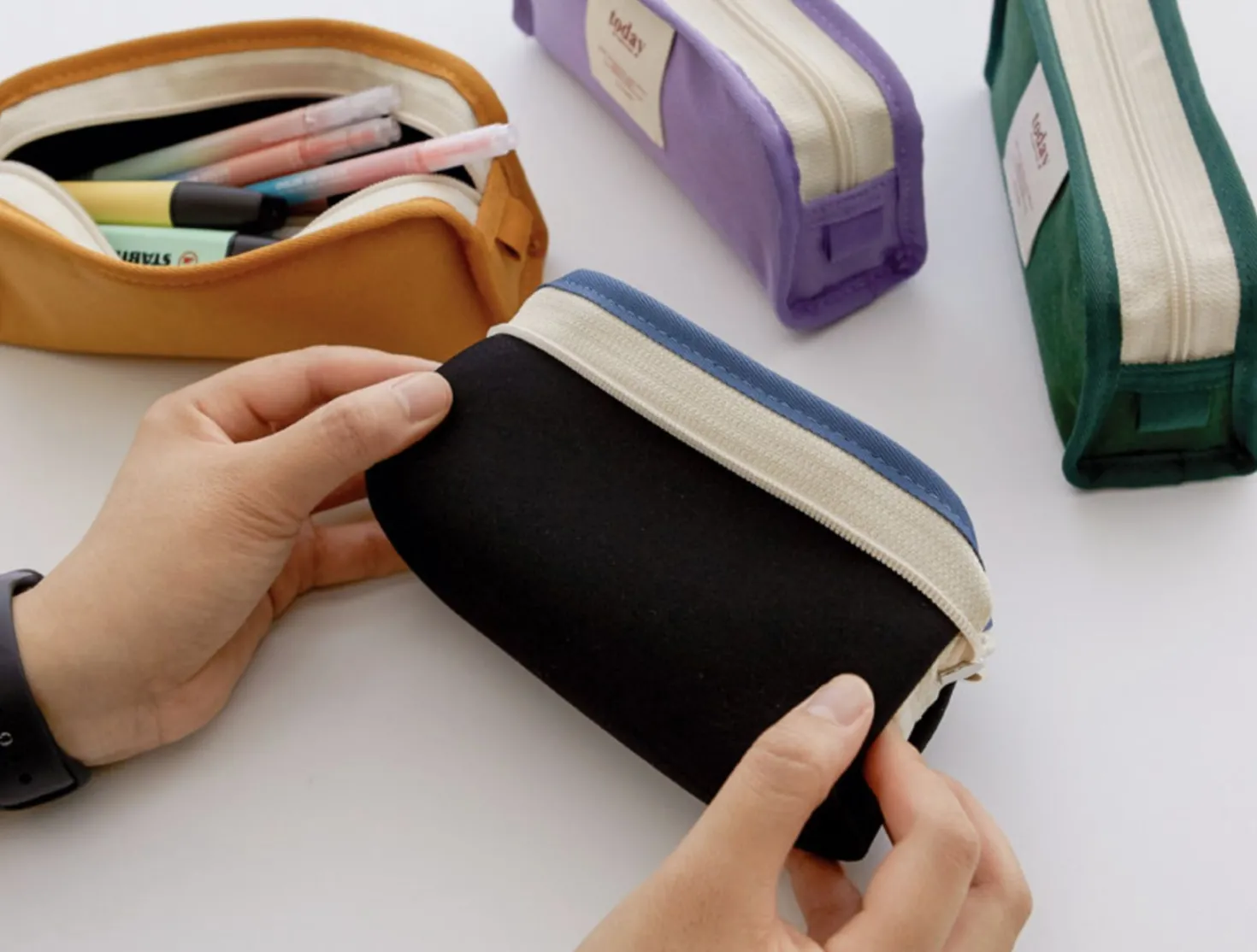 Today Canvas Pen Pouch