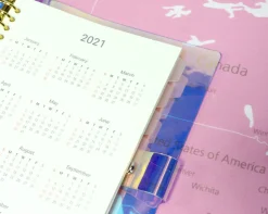 Translucent 20 Ring A5 Index Tabs