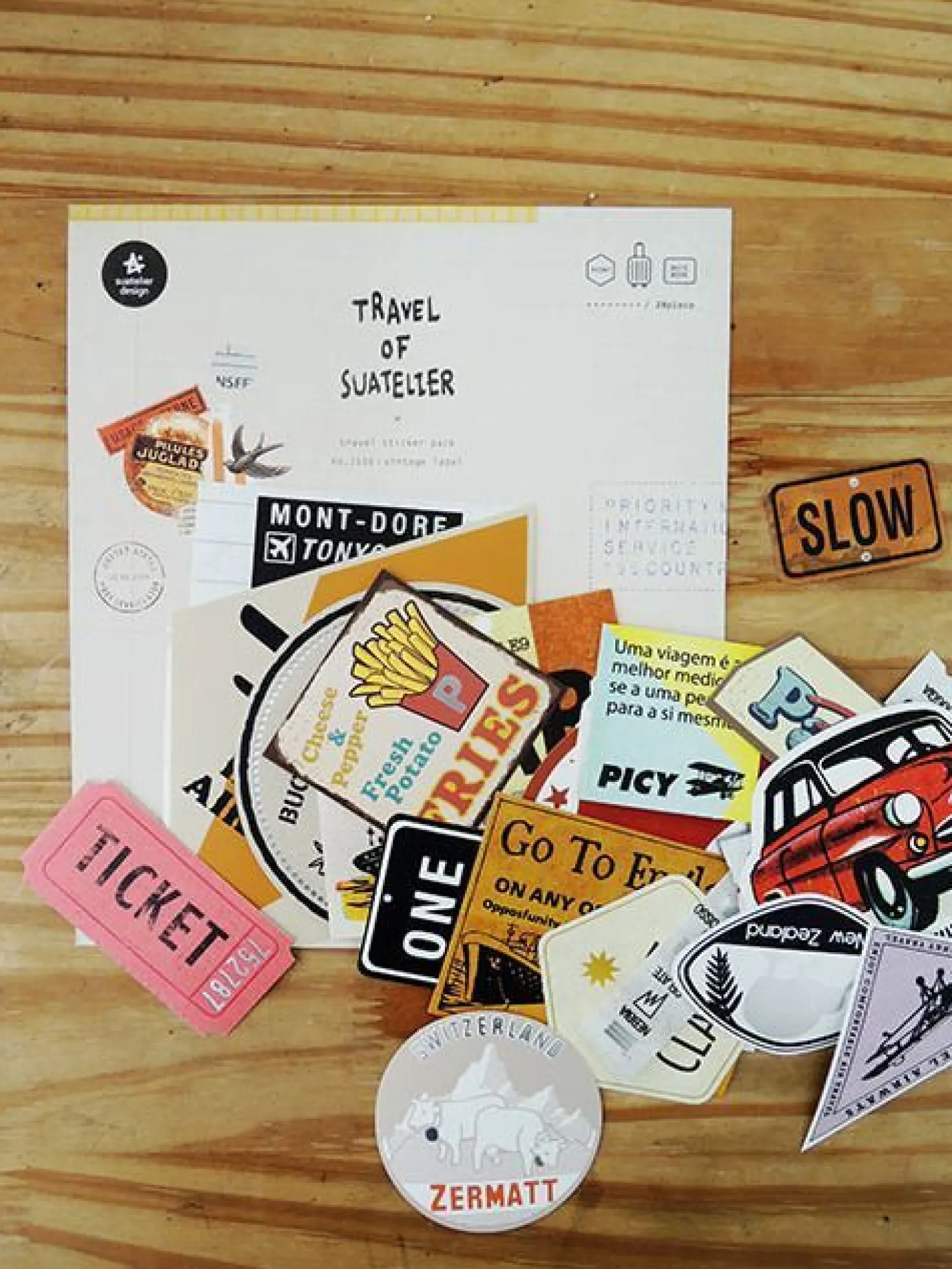 Travel Sticker Set