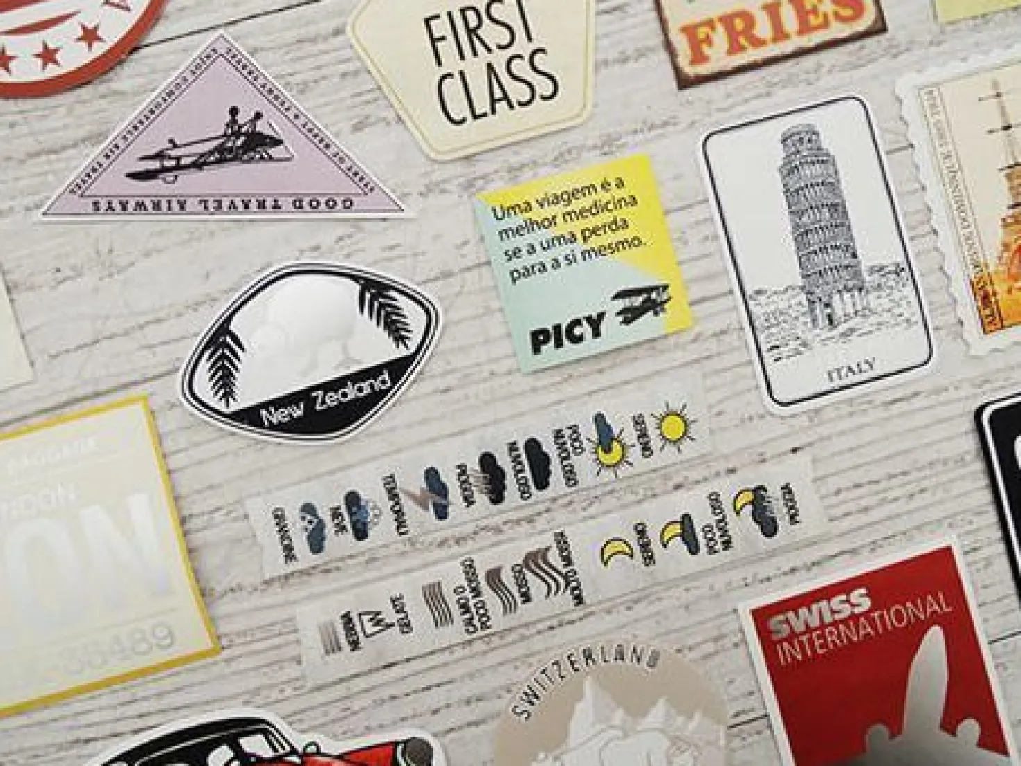 Travel Sticker Set