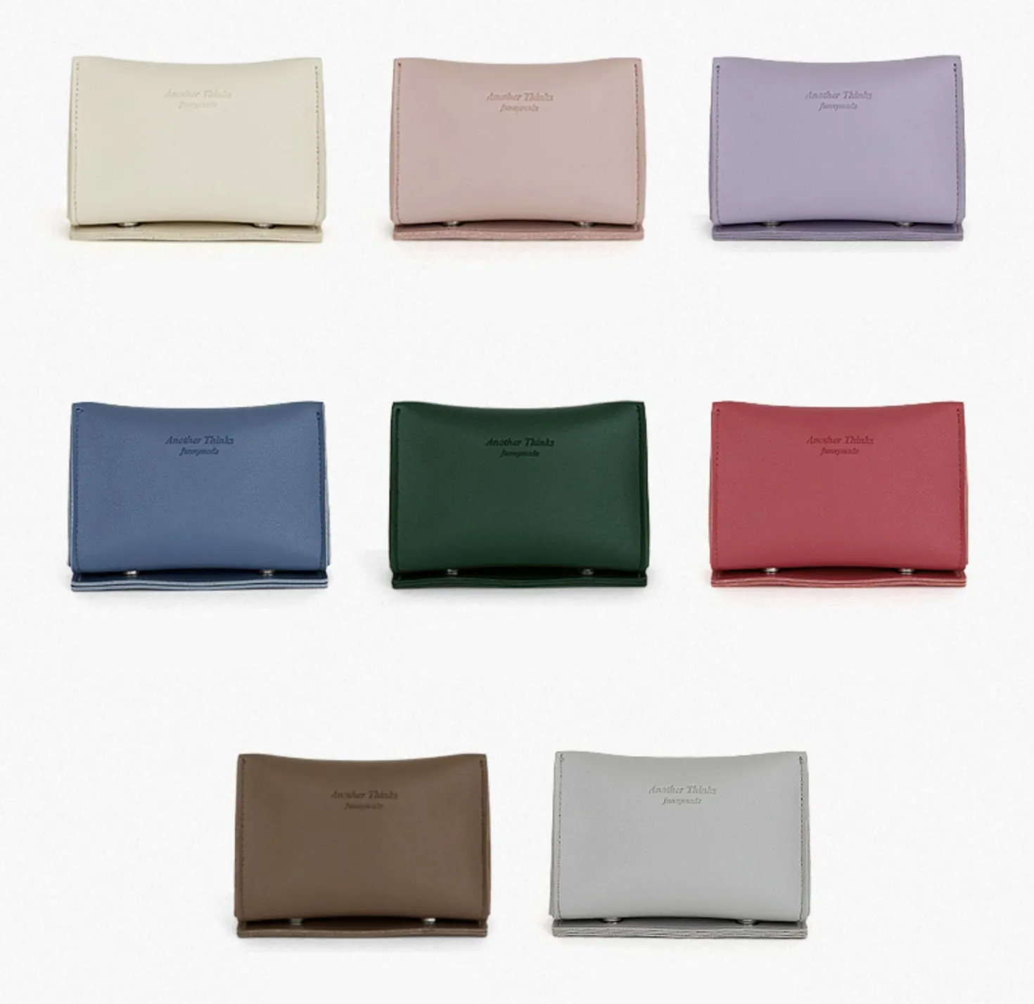 Triangle Leather Card Case