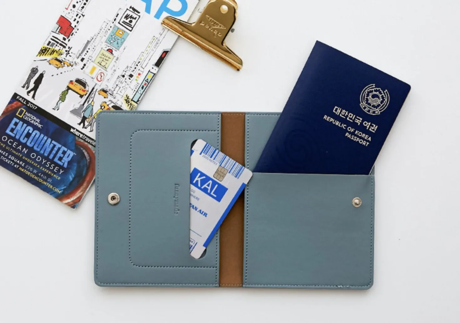Triple Passport RFID-Blocking Wallet