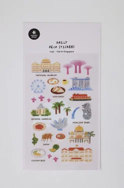 Trip to Singapore Deco Sticker