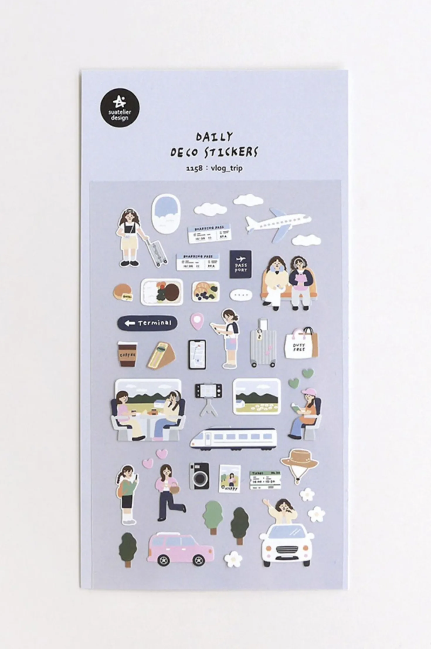 Trip Vlog Deco Sticker