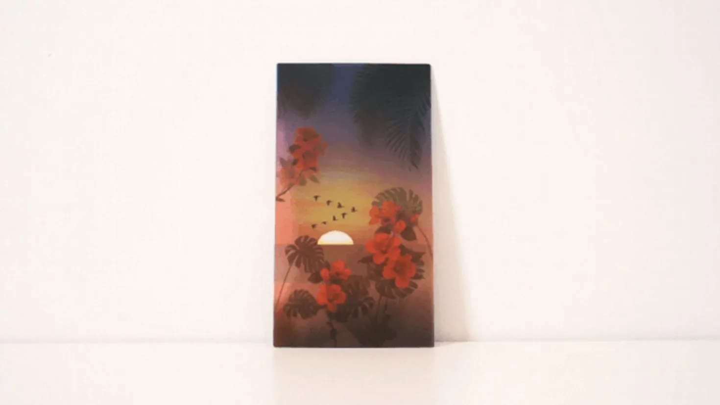 Tropical Sunset Layered Sticker Set