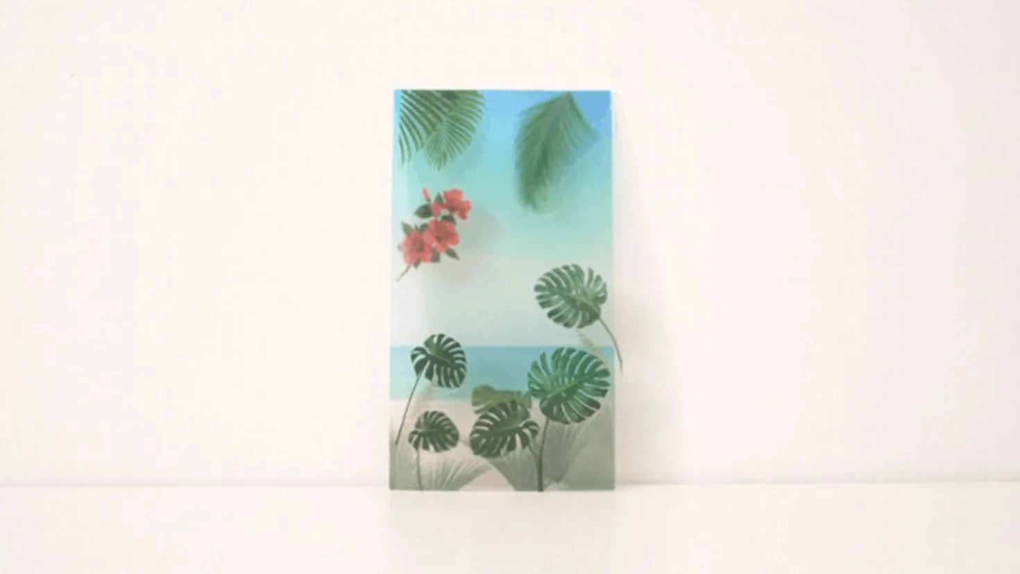 Tropical Sunset Layered Sticker Set