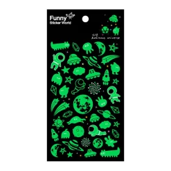 Universe Glow in Dark Sticker