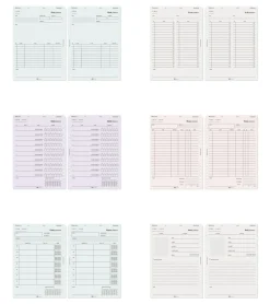 Up&Down Index 6 Ring A5 Planner Refill
