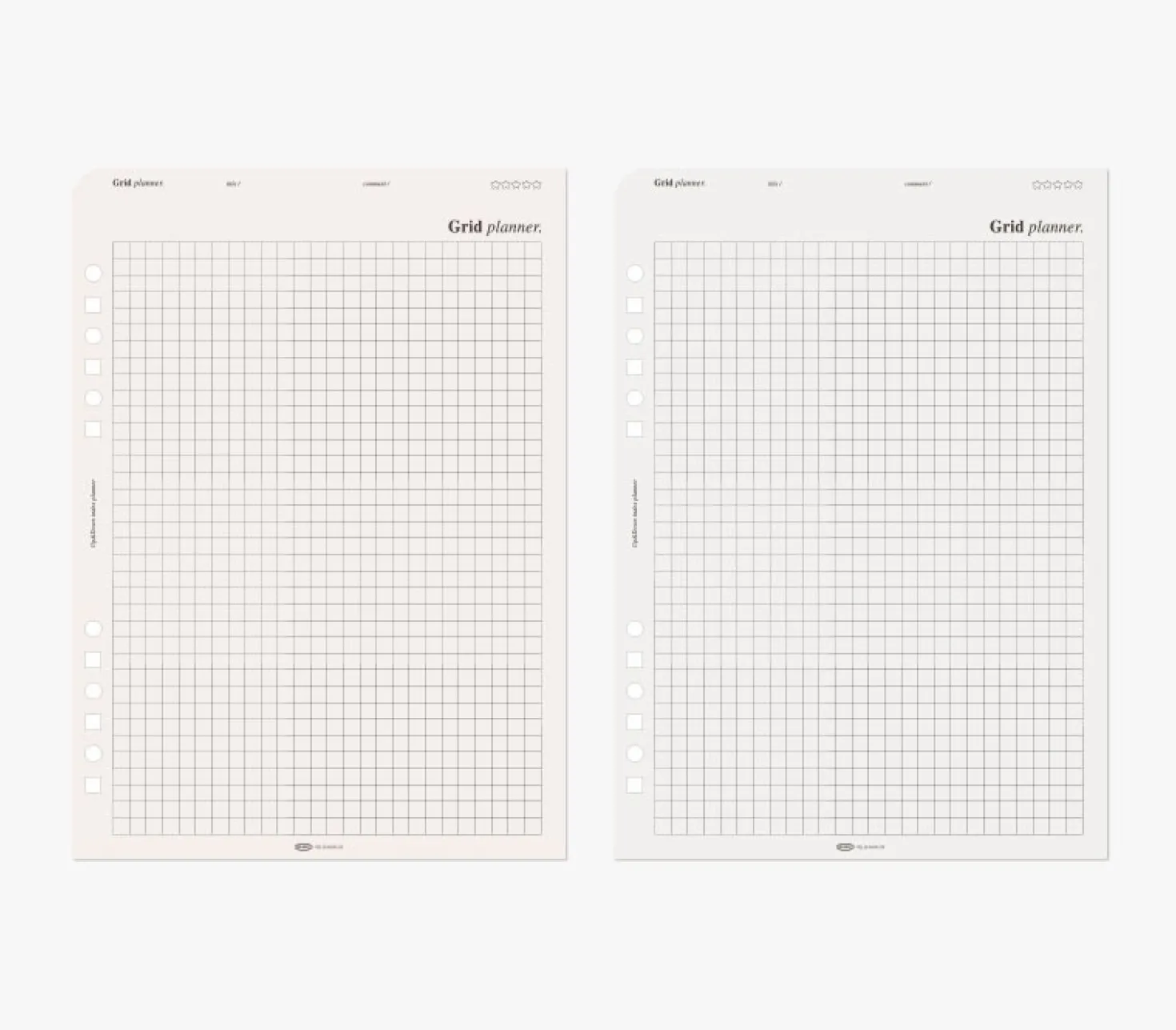 Up&Down Index 6 Ring A5 Planner Refill