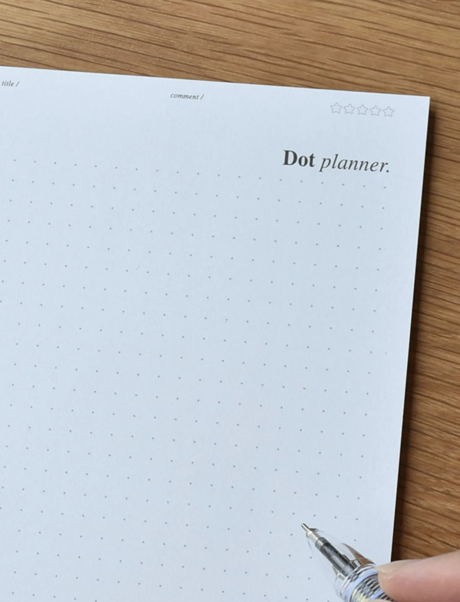 Up&Down Index 6 Ring A5 Planner Refill