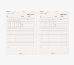 Up&Down Index 6 Ring A5 Planner Refill