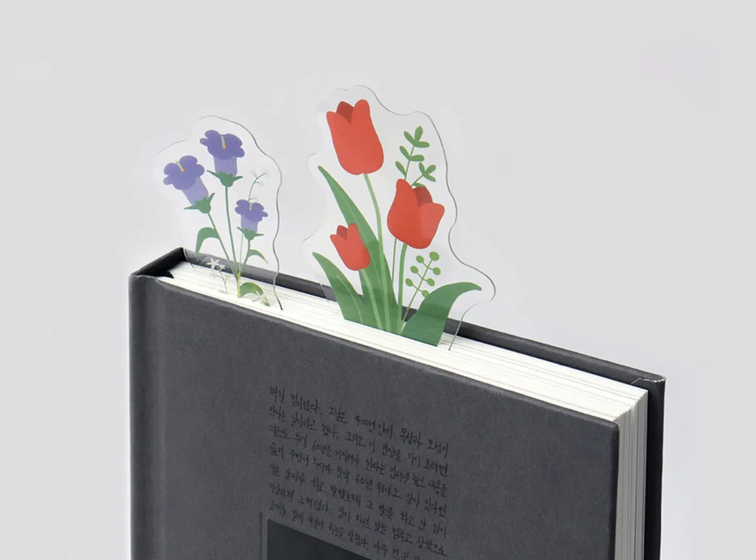 Vase Flower Clear Bookmark