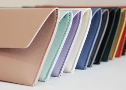 Vegan Leather Cash Envelope Pouch