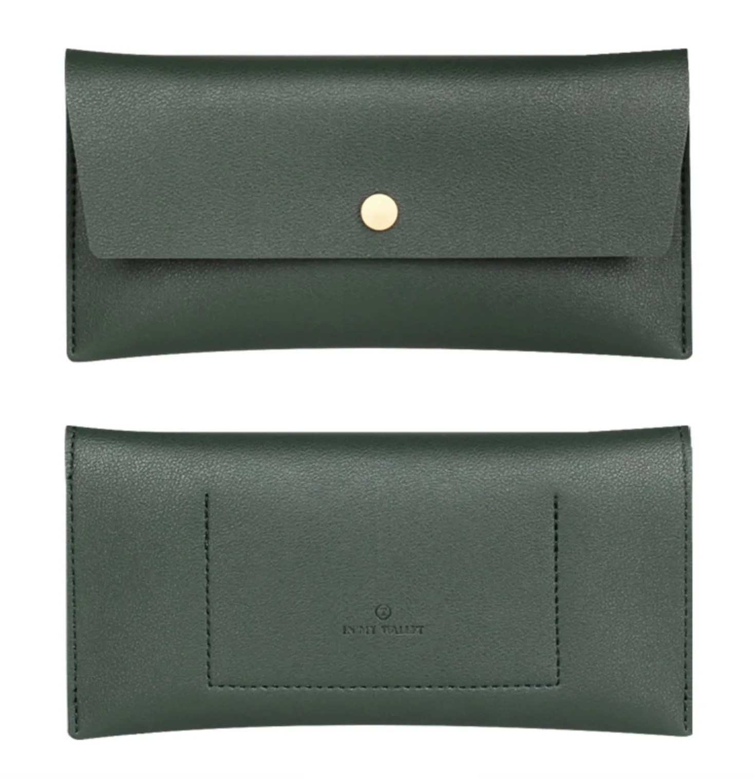 Vegan Leather Cash Envelope Pouch