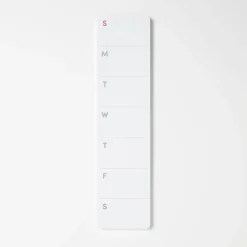 Vertical Weekly Schedule Sticky Note