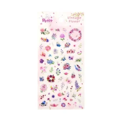 Vintage Flower Deco Sticker