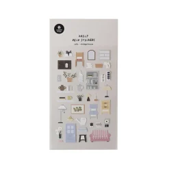 Vintage House Deco Sticker