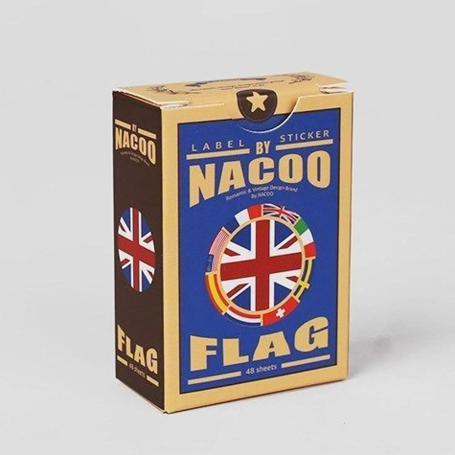 Vintage Label Sticker Box