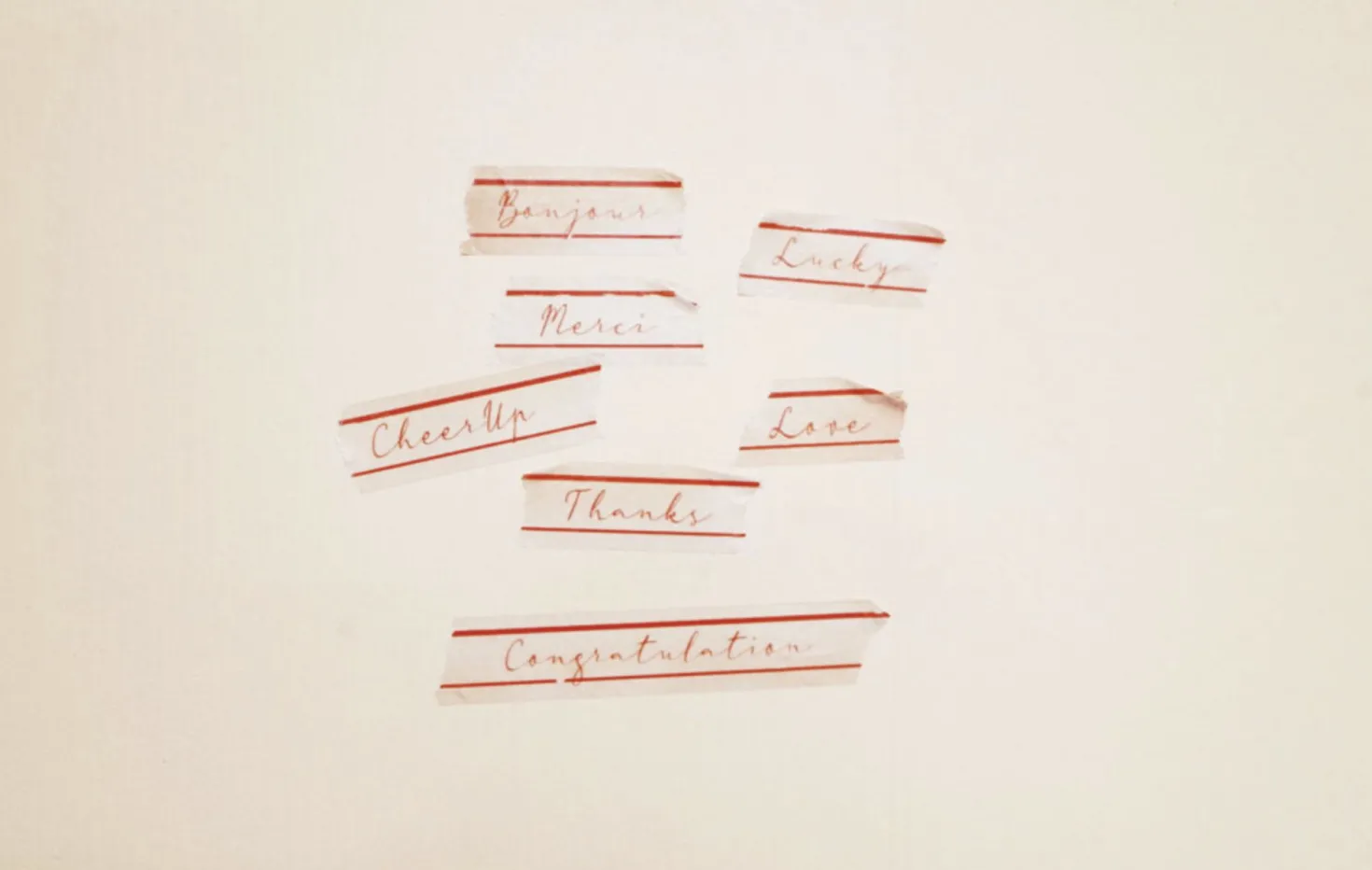 Vintage Lettering Masking Tape