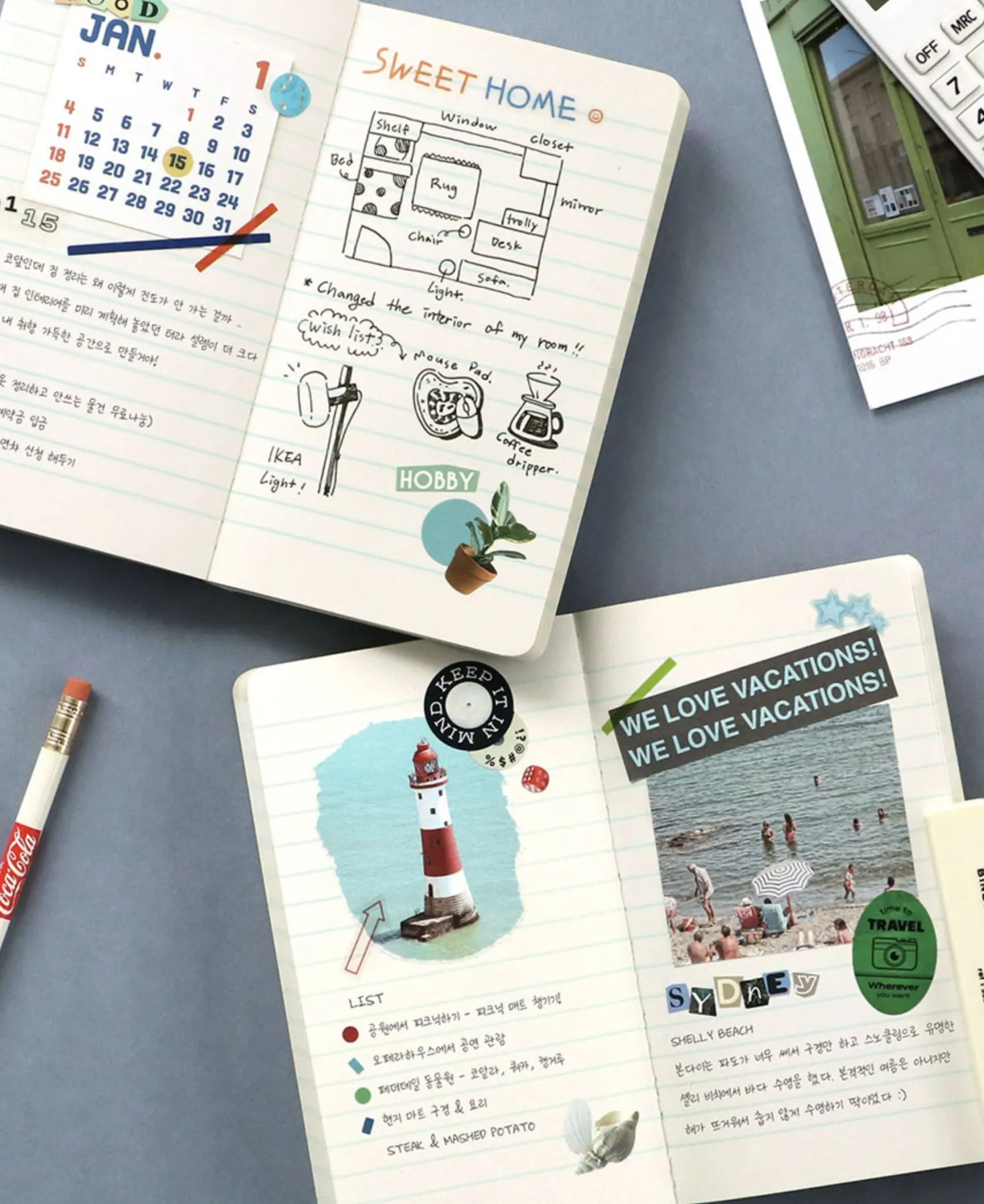 Vintage Mood Eco Lined Notebook