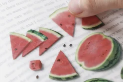 Watermelon Pressed Fruit Sticker