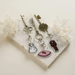 Wedding Acrylic Key Ring