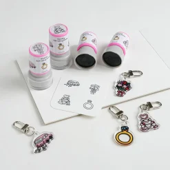 Wedding Acrylic Key Ring