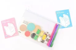 White PVC Ring Pouch