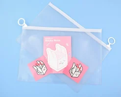 White PVC Ring Pouch