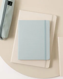 Wide Record Hardcover Grid Notebook v2