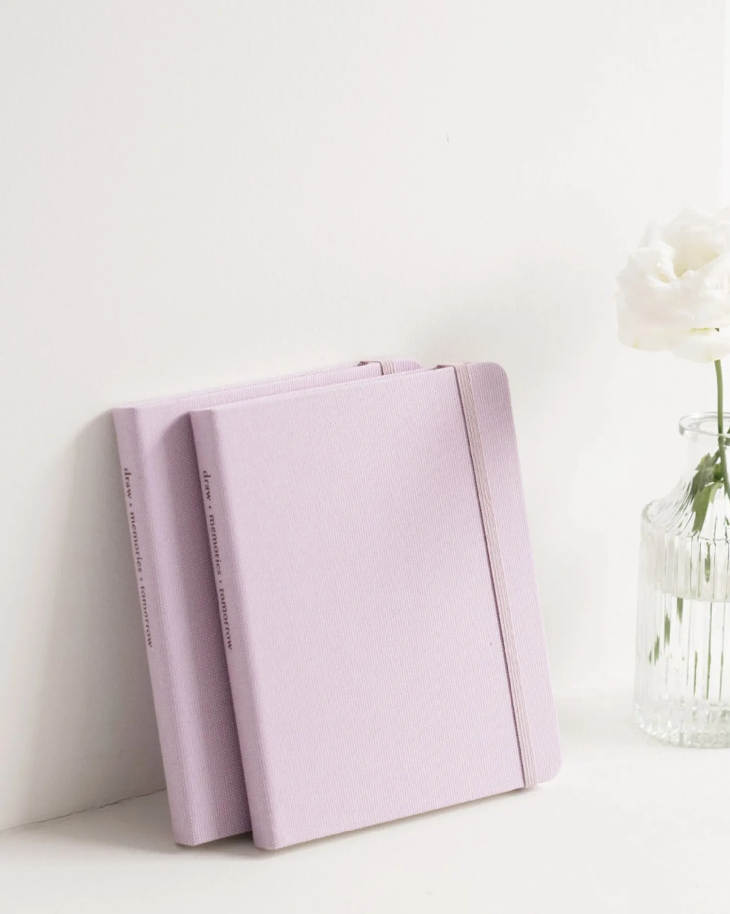 Wide Record Hardcover Plain Notebook