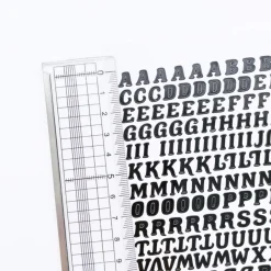 Wiggle Alphabet Slim Sticker
