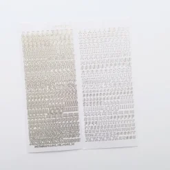 Wiggle Alphabet Slim Sticker
