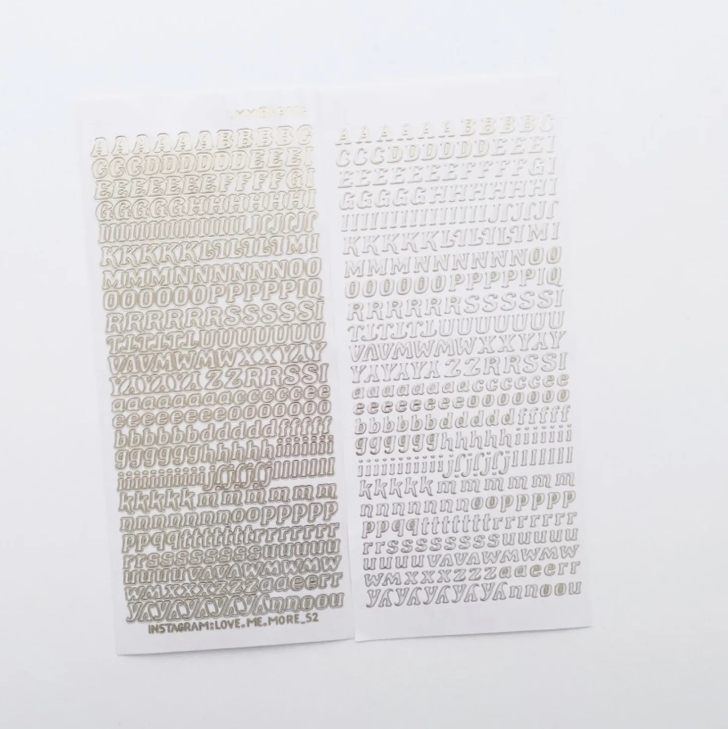 Wiggle Alphabet Slim Sticker