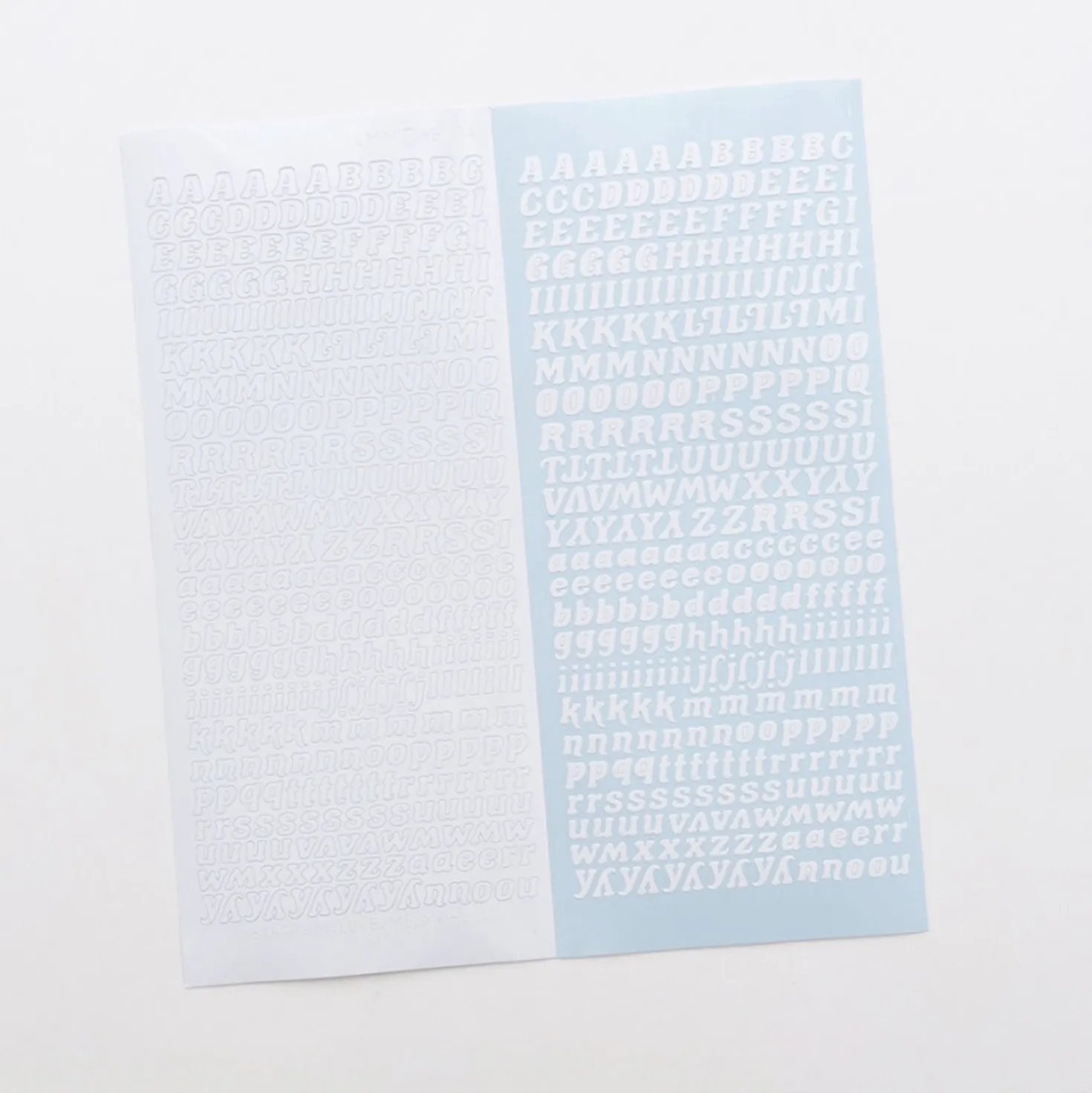 Wiggle Alphabet Slim Sticker