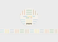 Wiggle Line Masking Tape